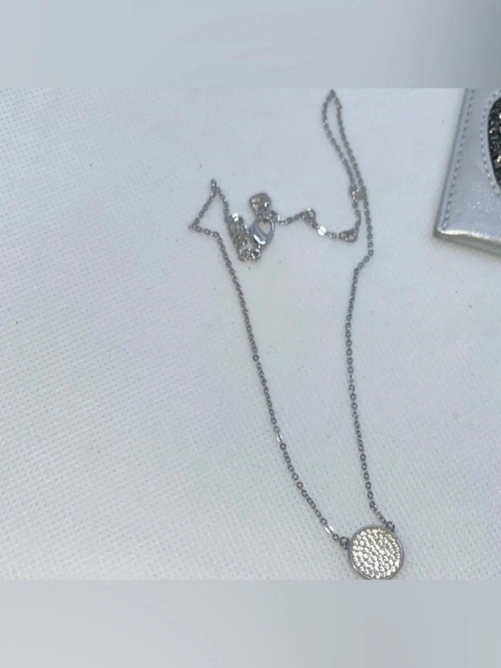 Swarovski Silver Crystal Sunglasses Card Holder & Silver Necklace